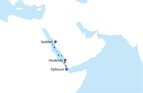 Oceanic Hodeida Map