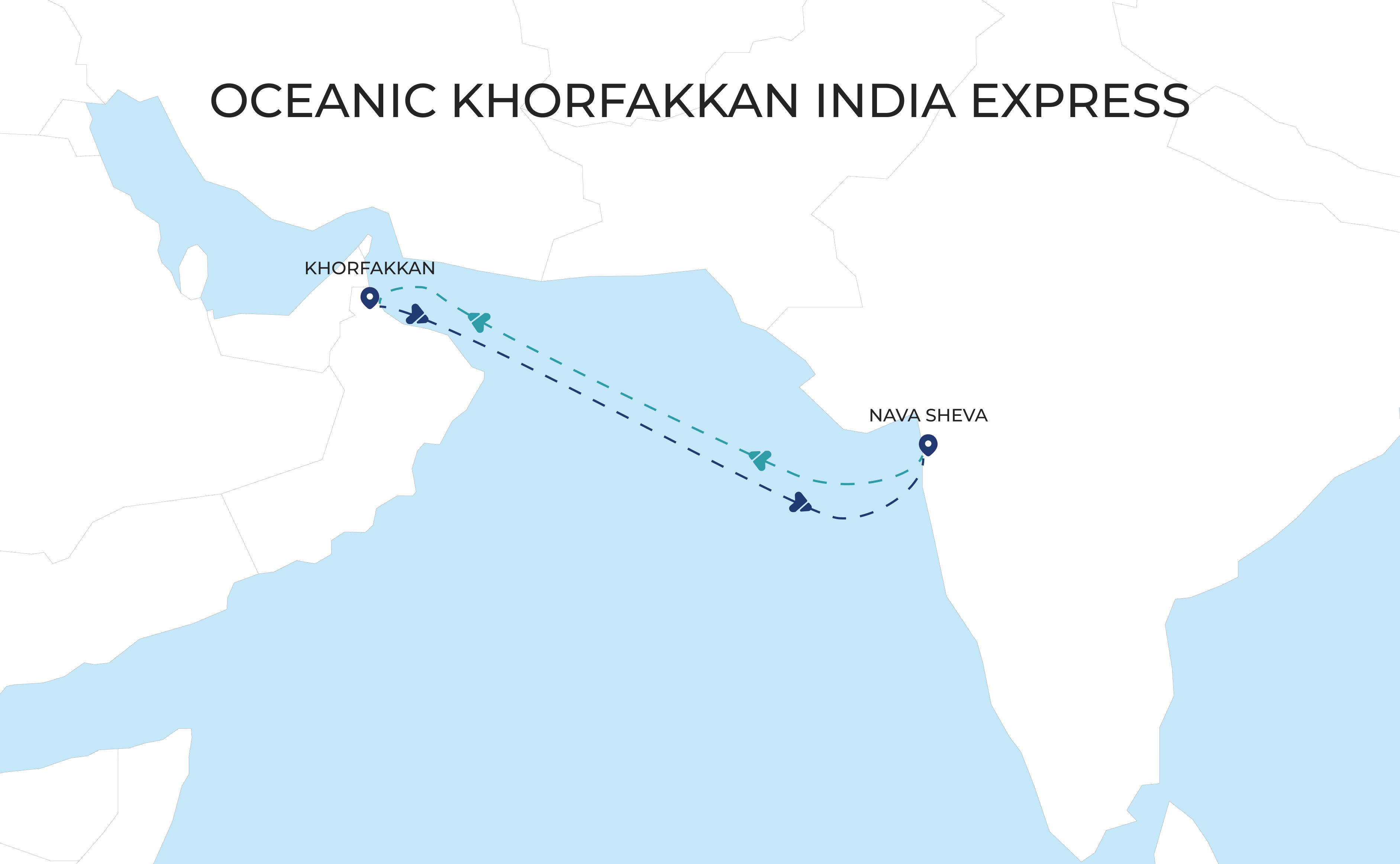Oceanic Sudan Shuttle Map