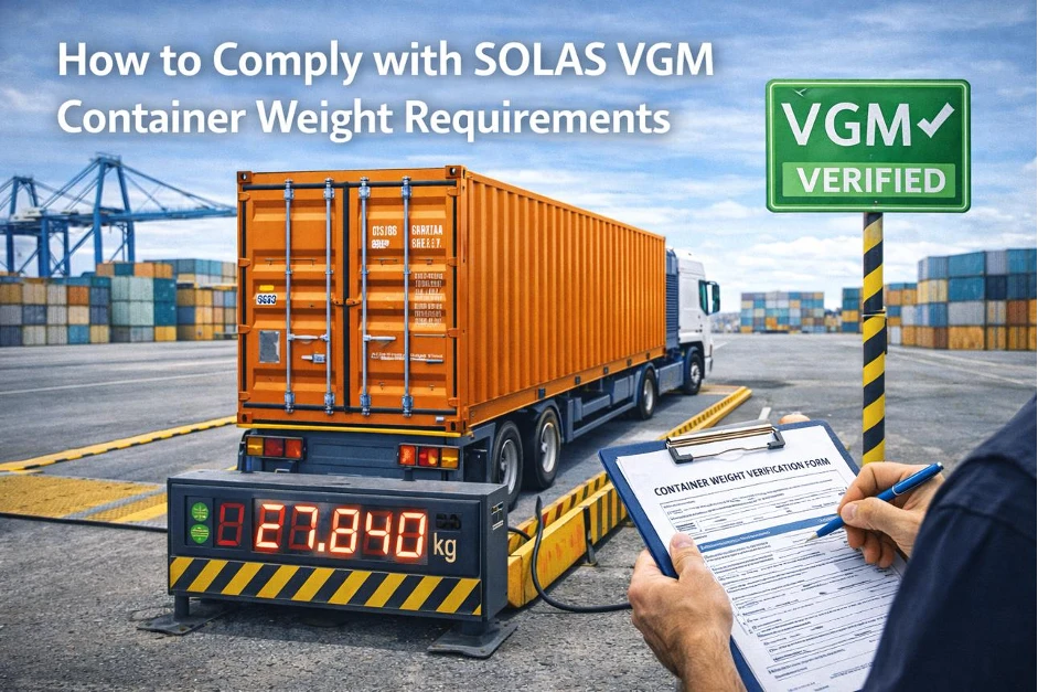 SOLAS Requirement – Verified Gross Mass of Containers